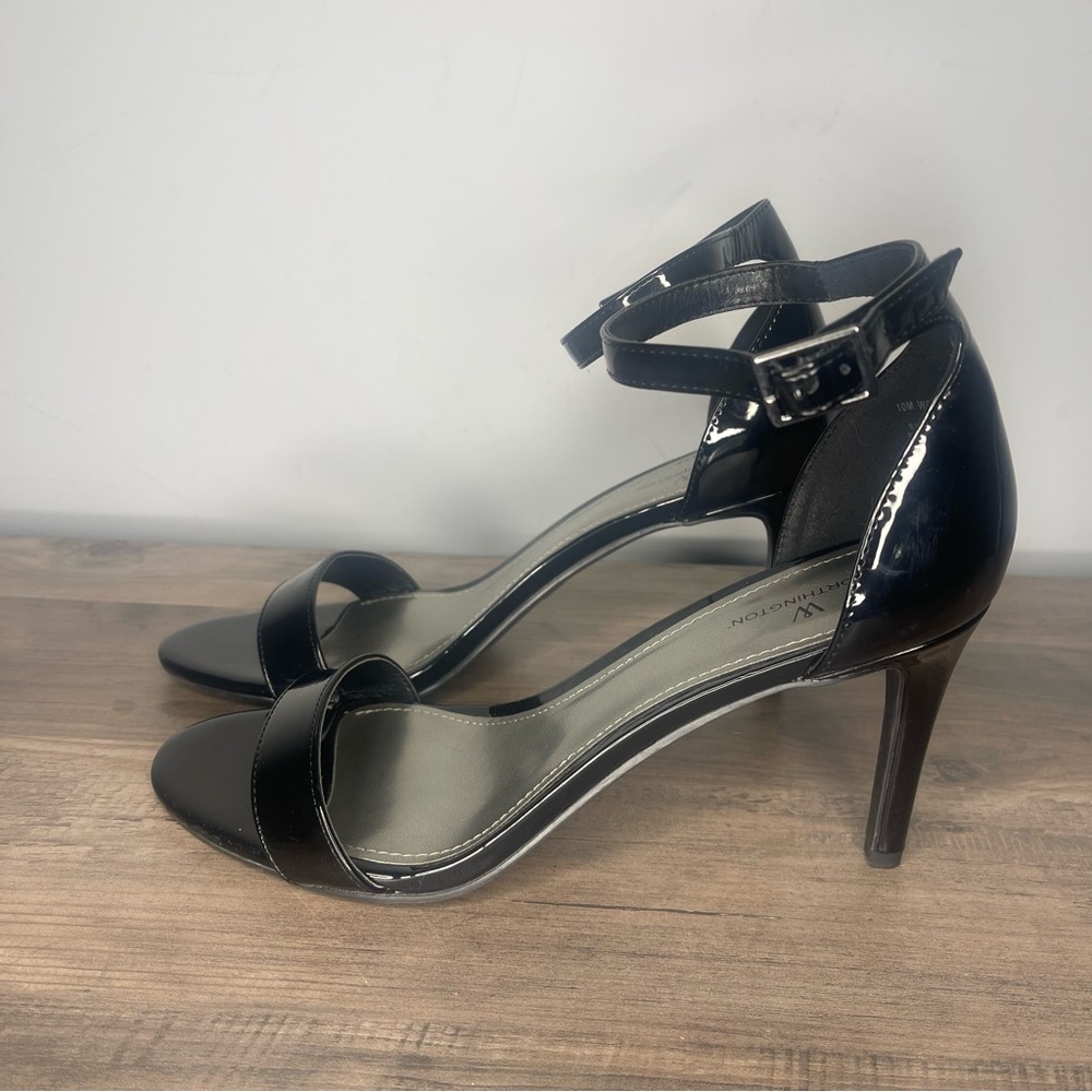 Worthington Black Bristol 3 1/2in Patent Leather Heels (10) - Picture 6 of 10